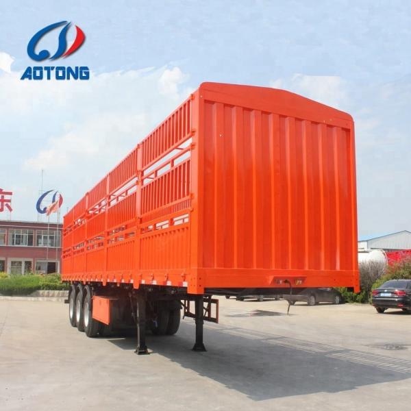 3 eixos 50 a 80 toneladas vedação de carga semi-remolque com T700/Q345 feixe principal de aço