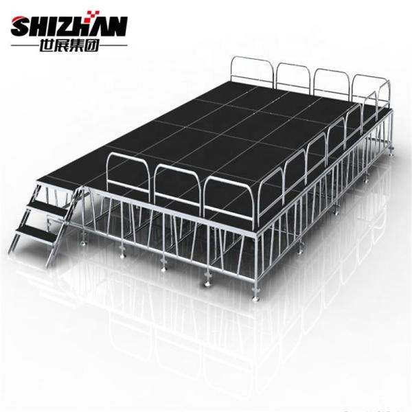 Pés Mini Aluminum Portable Stage Platform ajustável para a mostra do evento