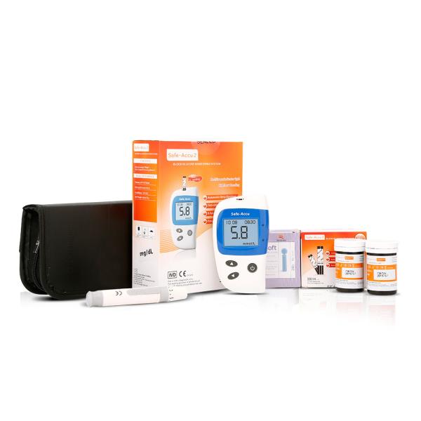 FAD-GDH Enzyme Home Blood Glucose Monitoring Device With CV＜6% Anti Interference Strip