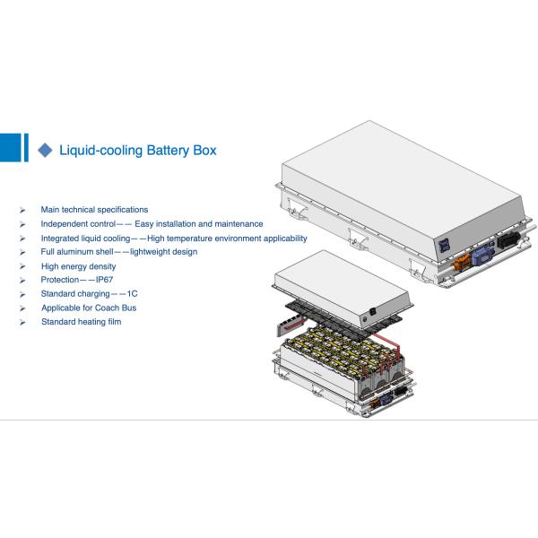 CLF 32/35 кВтч Электрический тренер жидкое охлаждение Литийные аккумуляторы LiFePO4 для электрической лодки Автомобиль Автобус грузовик
