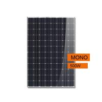 Vidro preto de Digitas do painel solar do celll 500W da eficiência elevada o mono com CE RoHS aprovou