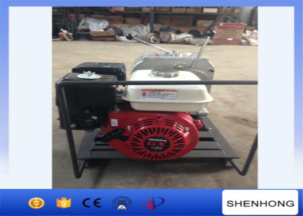 High Versatility 3T Cable Gas Powered Winch With Honda GX160 Gasoline Engine