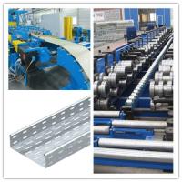 Machine de ligne de production pour la formation de rouleaux de plateaux de câbles en acier galvanisé 1,0 à 2,5 mm