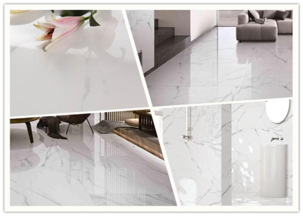Wear Resistant Marble Look Porcelain Tile 600*1200 Mm Easy Maintenance