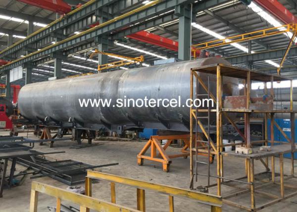 JOST Landing Gear Semi Water Trailer Q235 Carbon Steel Tank Material