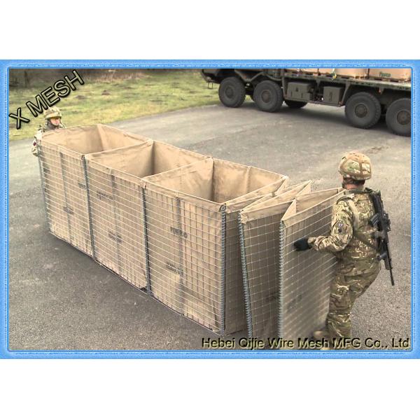 Hesco Barrier Сварные габионные корзины Цинковый алюминиевый сплав для военного бастиона