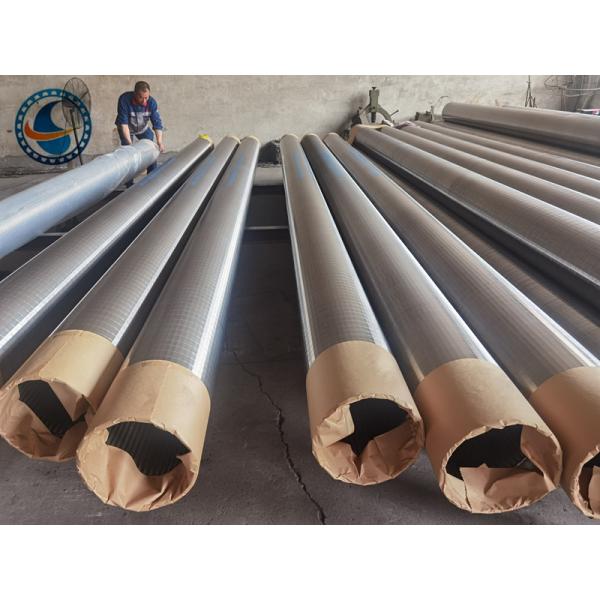 Non Magnetic Wedge Wire 0.25mm Slot Sand Control Screens Stainless Steel For Water Well