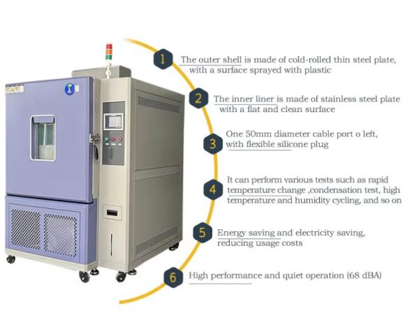 Machine d'essai de changement de température rapide de précision pour les essais environnementaux rigoureux