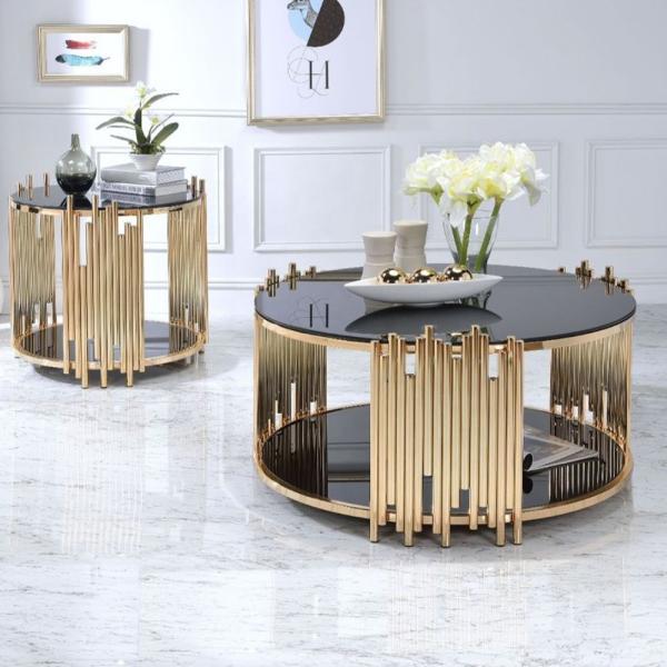Nordic Minimalist Custom Stainless Steel Furniture Living Room End Table