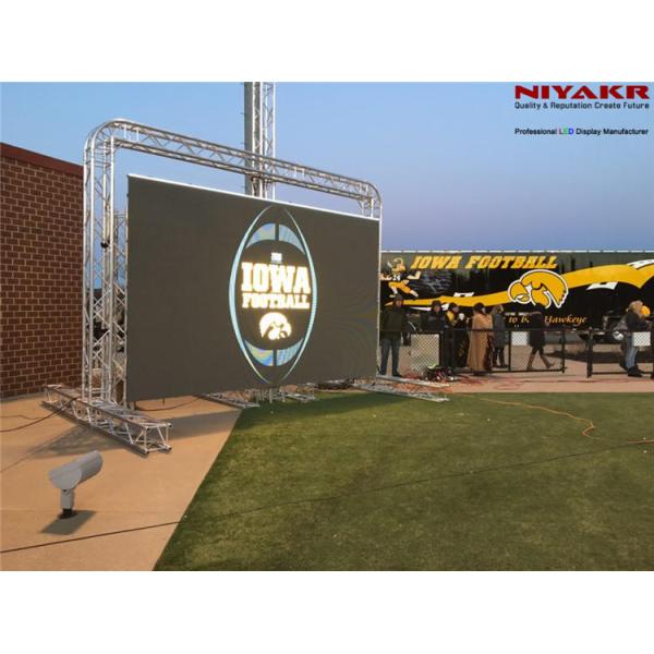 IP65 Waterproof Outdoor Led Display Board P3.91 500 Nits Brightness AC 110V-240V