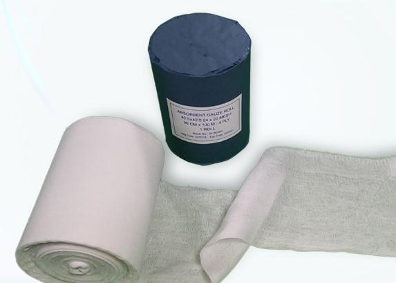 Almofada absorvente 25g do rolo puro cirúrgico sem fôlego do algodão dos acessórios 100% do cuidado - 1000g