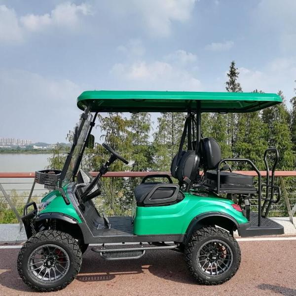 10 дюймовый TFT поднятый гольф-кошелек IP66 CARplay дисплей 48V 4-местный стальной каркас