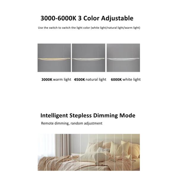 High Quality Modern Chandelier Home Bedroom Indoor Natural Warm Light Ceiling Light LED Ceiling Light