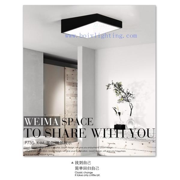 BOIV Simple Recangles  Ceiling  Lamp LED Lighting White Black