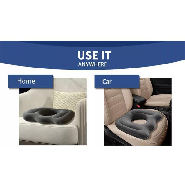 Ergonomic Hip Cushion for Hotsale Car Office Household Inflatable Donut Seat Cushion