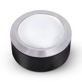 Wufan 5X Cylinder LED Desktop Magnifier Paperweight Magnifying Glass