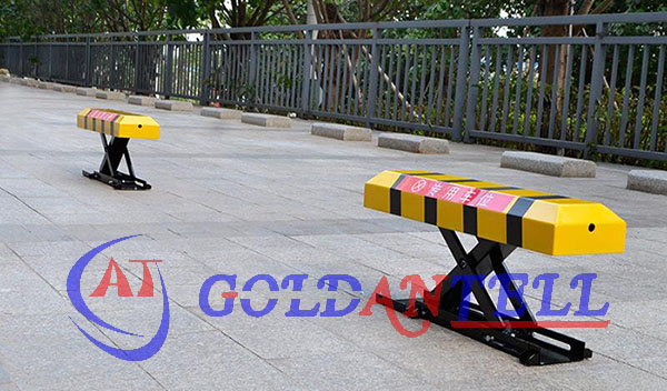 Waterproof IP54 A3 Steel 305mm Lifting Car Parking Lock