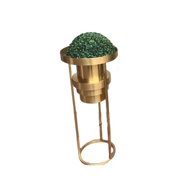 Room furniture metal creative bright flower pot stand for indoor flowers and plants