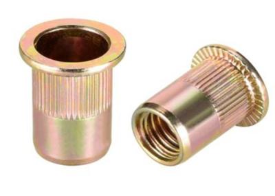 M10 M12 teel Grade 10.9 12.9 Knurled Body Open End Reduced Flat Small Head Rivet Nut