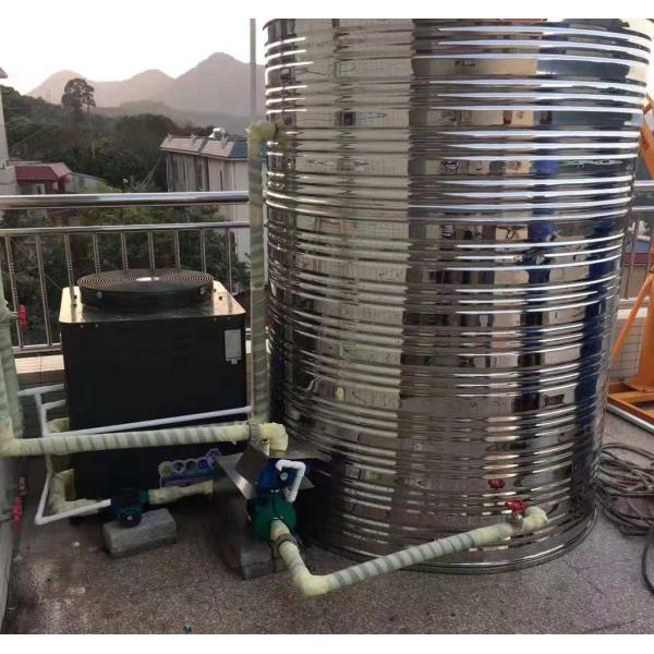 Durable Commercial Heat Pump Water Heater Galvanized Sheet Housing Material