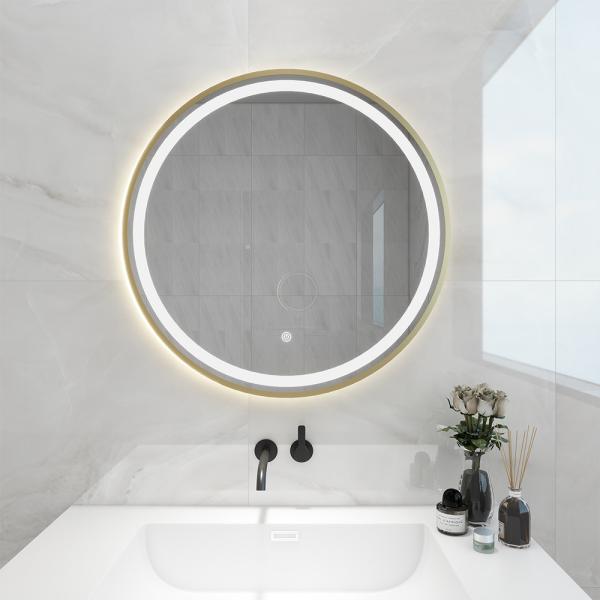 Design pivotant Marque célèbre Réversible miroir Miroir de salle de bain avec lumières pour la maison et l'hôtel