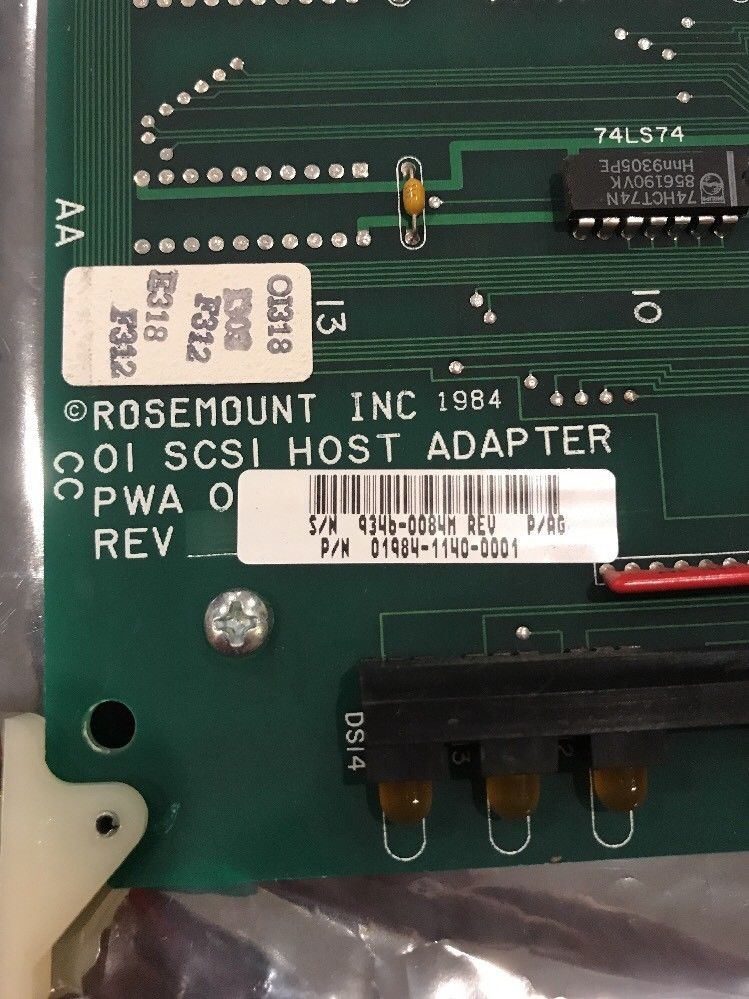 PLC доски ПК SCSI КАРТЫ OI ХОСТ-АДАПТЕРА ДОСКИ ПК EMERSON 01984-1140-0001