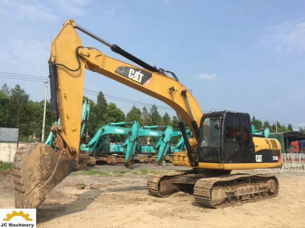 Heavy Weight 1CBM Used Cat 320d Excavator For Sale With A/C CE ISO Certificated