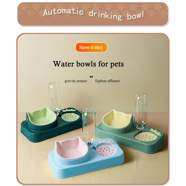 Stainless Steel Pet Drinking Water Fountain Automatic Water Dispenser 3L Capacity