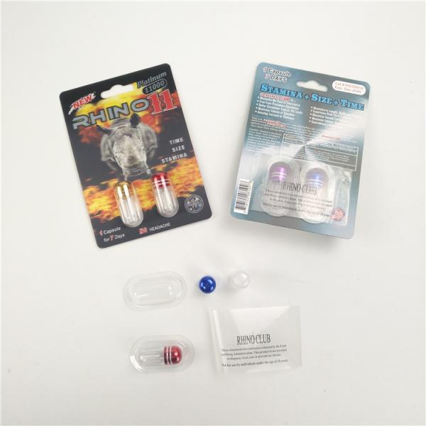 Лоснистая заканчивая карта упаковки 3D носорога 7 9x12cm повышения