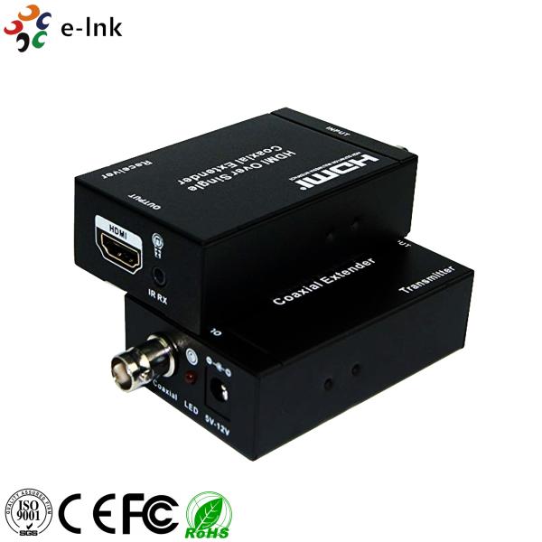 HDMI Extenders over Single RG6 Coaxial Cable up to 100m/328ft Support IR Remote Control