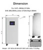 51 2V Lithium Battery Pack with LCD for Solar Energy Storage