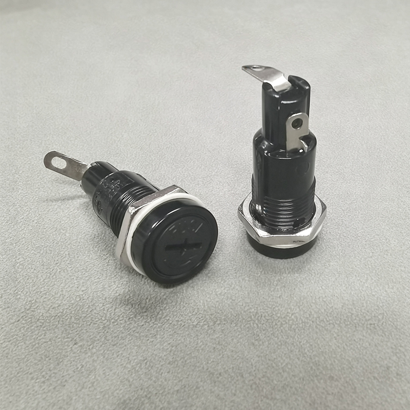 H3 5x20MM Glass Ceramic Tube Panel Mount 10A 250V Waterproof Fuse Holder