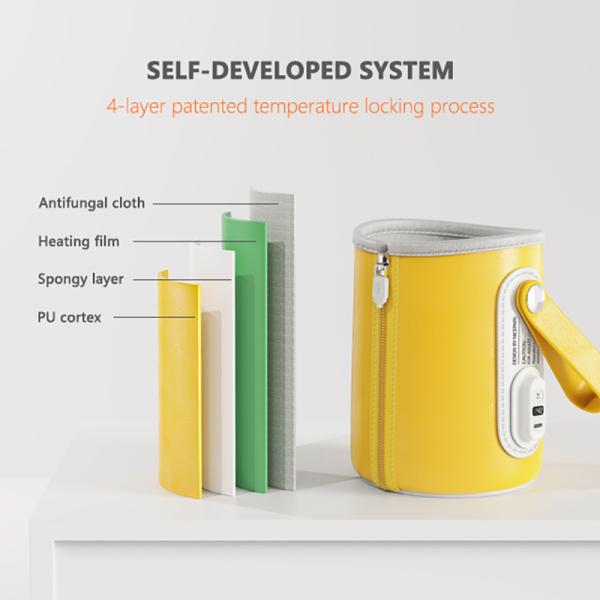 USB грелки бутылки контроля температуры молока PPSU портативный поручая цифровой дисплей