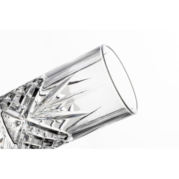 35CL Heavy Bottom Cut Crystal Old Fashioned Glasses Tumblers 12.3 Ounce