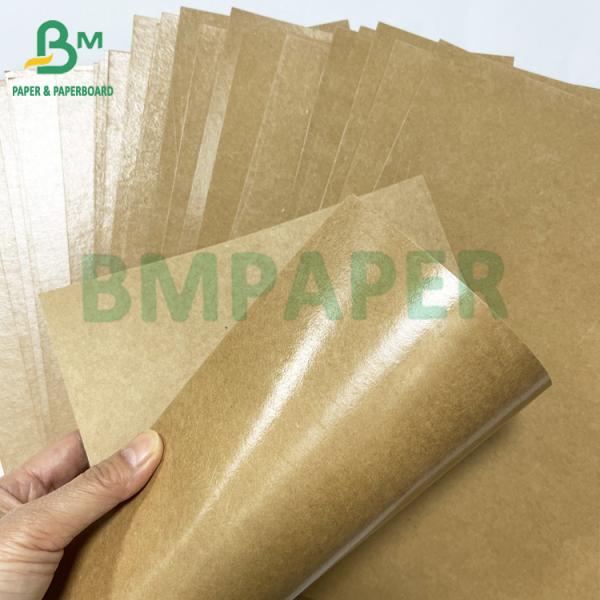 Жироустойчивая упаковка для пищевых продуктов коробка коричневая Kraft PE покрытая бумажная рулонка
