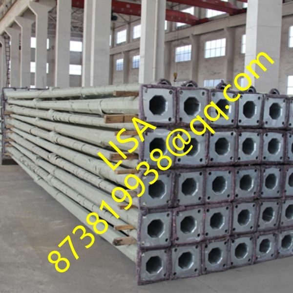 10M 35FT Octagonal Tapered Hot-dip Galvanized Steel Lighting Pole for Street Light