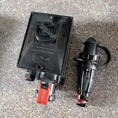 63 ampères 400v prova de corrosão elétrica masculina à prova de explosões da tomada e do soquete de 3 fases