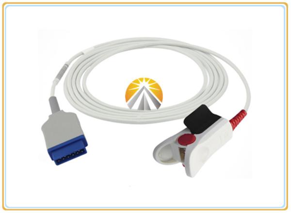 GE  Spo2 Probe Sensor Adult Finger Clip Medical TPU 11 Pin For GE Marquette