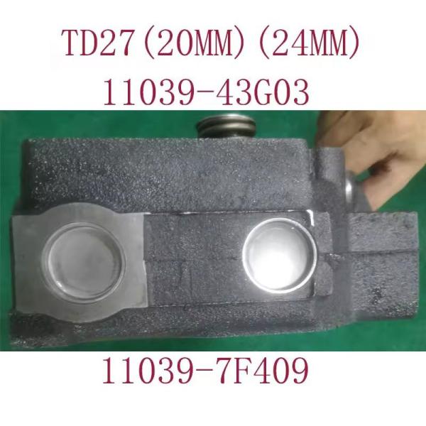 Cast Iron TD27 Cylinder Head 110397F409 Customizable For Nissan Terrano