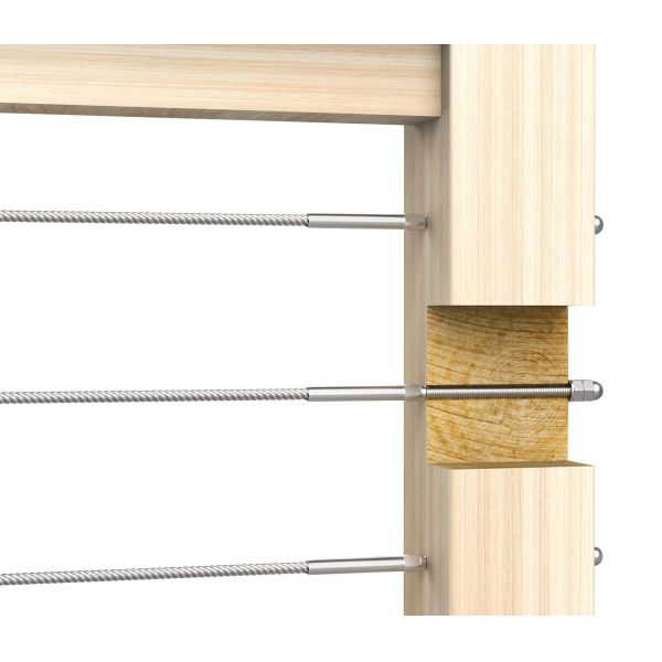 High Tensile Strength Swage Stud with Fatigue and Wind Rain Resistance for Cable Railing Hardware