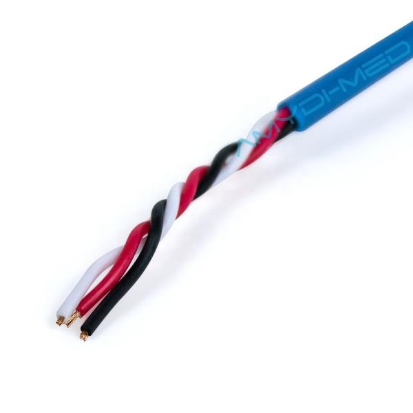 Disposable 3 Pin ESU Cable 3M Length Medical PVC Compatible With Valleylab And ERBE