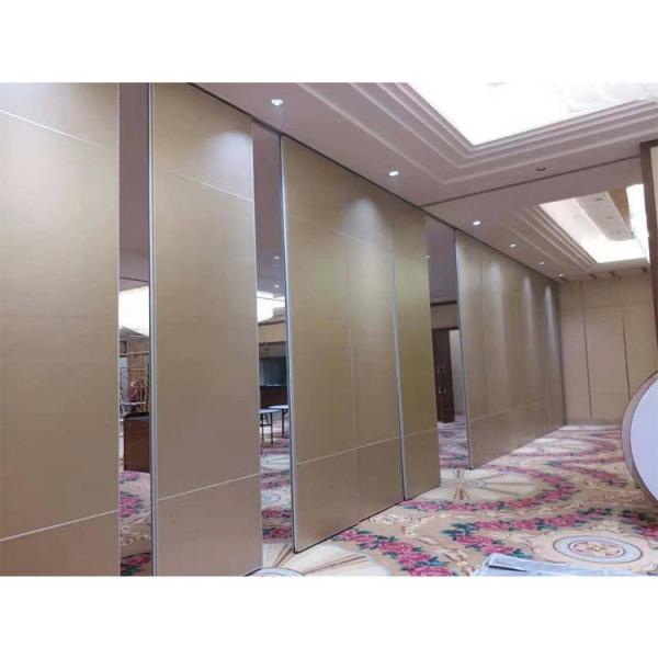 Conference Room Folding Movable Partition Walls Fireproofing Operable Partition Dividers