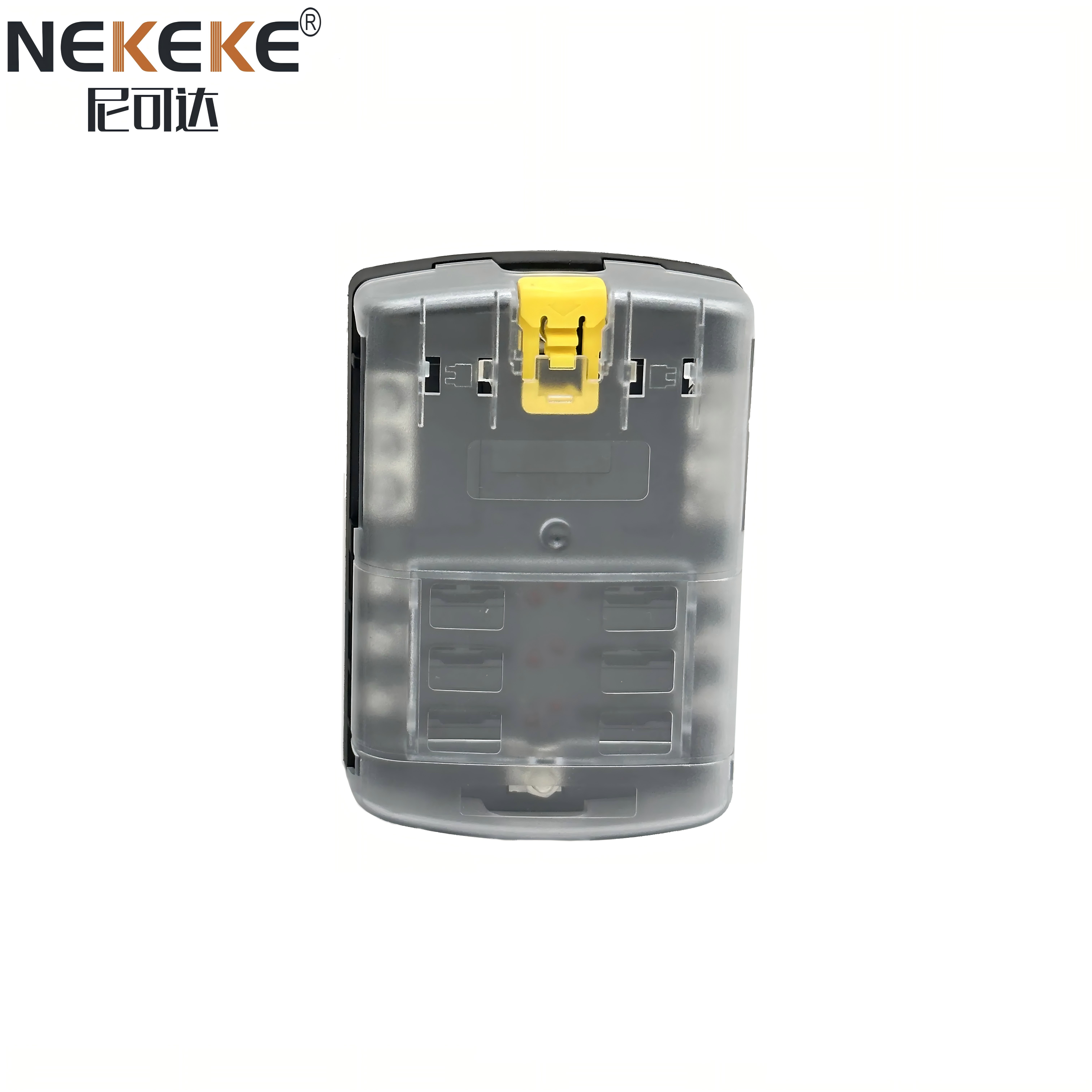 6 Way Blade Fuse Holder Negative Bolck Box With LED Light And Cover Screw Terminal