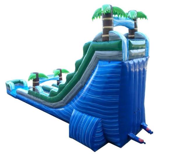 La Chambre de rebond de glissière d'eau d'amusement, le glissement gonflable N glissent 15*6*7m résistant