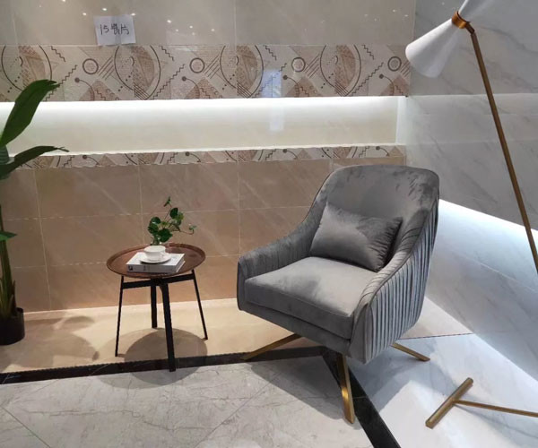 Sola Seat Sofa Chair Nordic Rotating Stainless silla de eslabón giratorio de acero de lujo del ocio de los 85cm