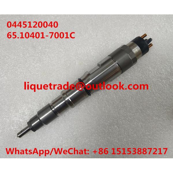 BOSCH Genuine injector 0445120040 , 0 445 120 040 , 0445 120 040 for DAEWOO DOOSAN 65.10401-7001C , 65.10401-7001