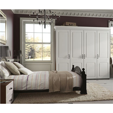 MDF Bifold Panel Closet Doors , Swing Modern Closet Doors For Bedrooms