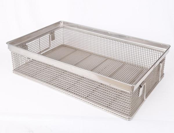 Rust Proof 220mm Width 290mm Length Square Mesh Basket For Medicine