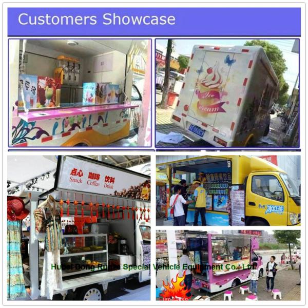 DFAC RHD / LHD 4x2 / 4x4 Mobile Kitchen Truck For Food Cooking And Selling