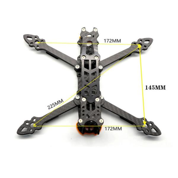 Mark4 Mark 4 5inch 225mm/ 6inch 260mm / 7inch 295mm W/ 5mm Arm FPV Racing Drone Quadcopter Freestyle Frame for Rooster 230mm